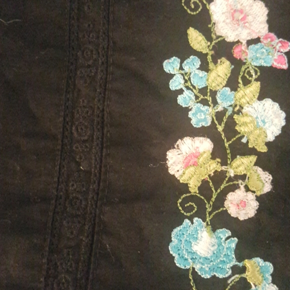 Cotton Button w/Embroidery Tank 14/16w🌵 - Picture 7 of 8